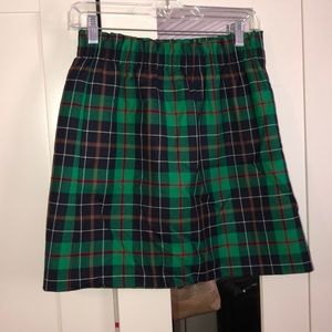 JCrew plaid skirt